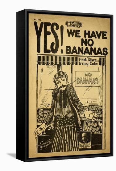 Yes! We Have No Bananas-null-Framed Stretched Canvas