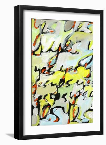 Yes, Yes, Yes I-Jodi Fuchs-Framed Art Print