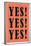 YES! YES! YES!-null-Framed Poster