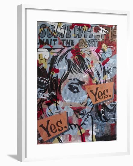 Yes Yes-Dan Monteavaro-Framed Giclee Print