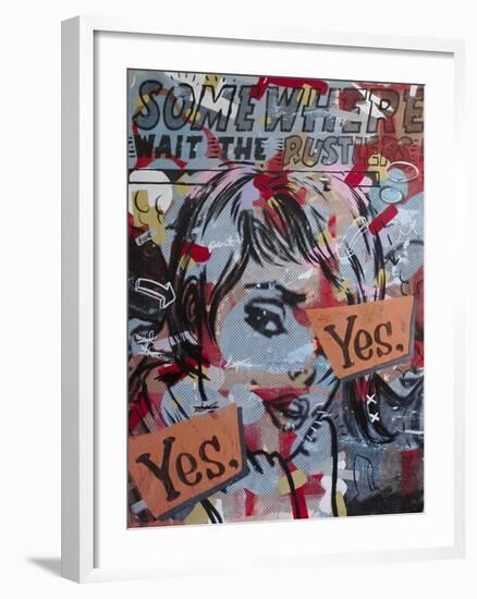 Yes Yes-Dan Monteavaro-Framed Giclee Print