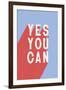 Yes You Can-Becky Thorns-Framed Art Print