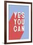 Yes You Can-Becky Thorns-Framed Art Print