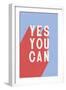 Yes You Can-Becky Thorns-Framed Art Print