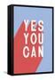 Yes You Can-Becky Thorns-Framed Stretched Canvas