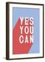 Yes You Can-Becky Thorns-Framed Art Print