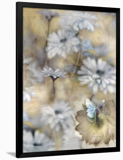 Yesterday's Garden Butterfly-Matina Theodosiou-Framed Art Print