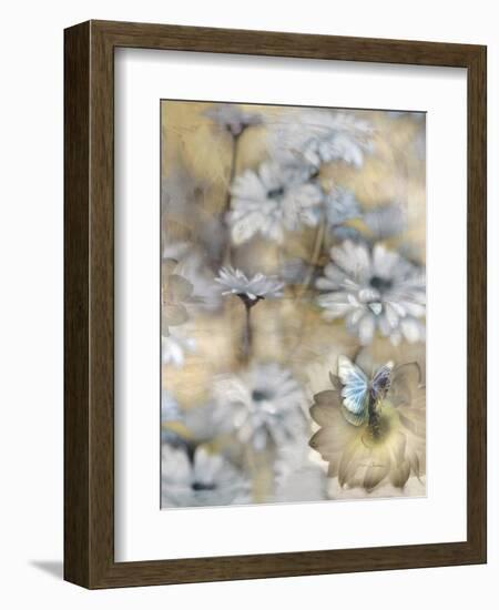 Yesterday's Garden Butterfly-Matina Theodosiou-Framed Art Print