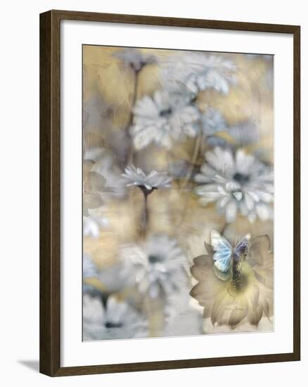 Yesterday's Garden Butterfly-Matina Theodosiou-Framed Art Print