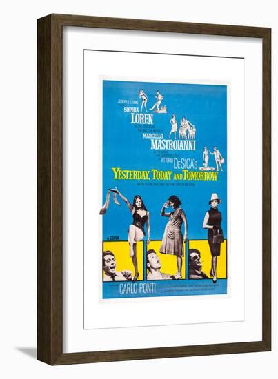 Yesterday, Today and Tomorrow, 1963-null-Framed Art Print