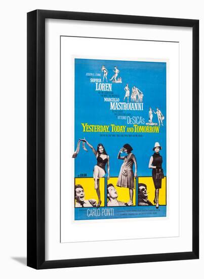 Yesterday, Today and Tomorrow, 1963-null-Framed Art Print