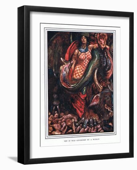 Yet it Was Governed by a Woman-John Byam Liston Shaw-Framed Giclee Print