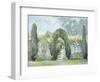 Yew Arches, Garsington Manor, 1997-Ariel Luke-Framed Giclee Print