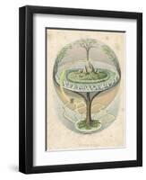 Yggdrasil the Sacred Ash the Tree of Life the Mundane Tree of Norse Mythology-null-Framed Photographic Print