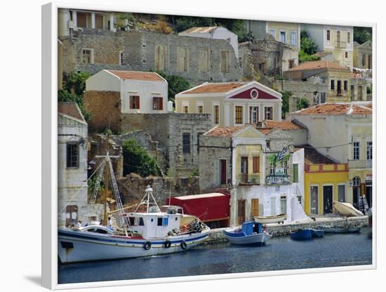 Yialos, Symi, Greece-Fraser Hall-Framed Photographic Print