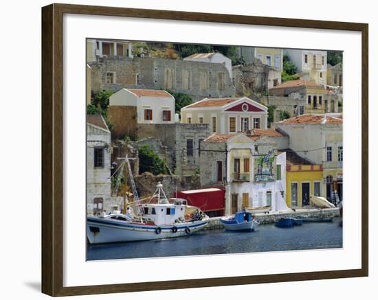 Yialos, Symi, Greece-Fraser Hall-Framed Photographic Print