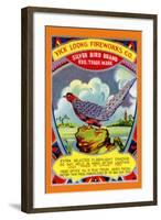 Yick Loong Silver Bird Brand Firecracker-null-Framed Art Print