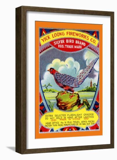 Yick Loong Silver Bird Brand Firecracker-null-Framed Art Print