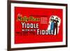 Yiddle with His Fiddle-null-Framed Art Print