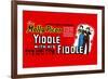 Yiddle with His Fiddle-null-Framed Art Print