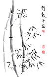 Chinese Dragon Fish Ink Painting. Translation: Abundant Harvest Year After Year-yienkeat-Art Print