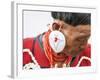 Yimchunger Tribesman With Earring, Nagaland, N.E. India-Peter Adams-Framed Photographic Print