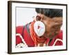 Yimchunger Tribesman With Earring, Nagaland, N.E. India-Peter Adams-Framed Photographic Print