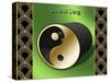 Yin And Yang 3D-Art Deco Designs-Stretched Canvas