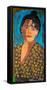 Yin and Yang Oil Painting Portrait of a Woman-Dan Totilca-Framed Stretched Canvas