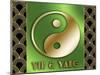 Yin And Yang Title-Art Deco Designs-Mounted Giclee Print