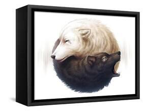 Yin and Yang-JoJoesArt-Framed Stretched Canvas