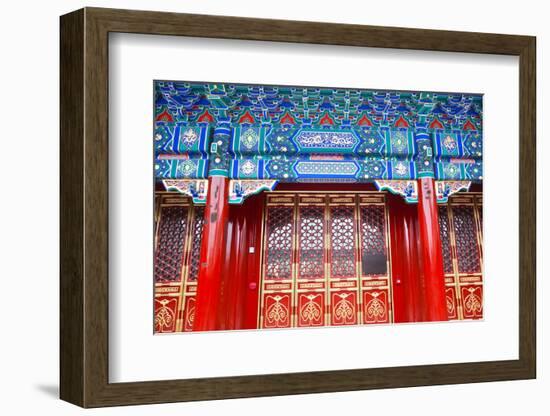 Yin Luan Din Great Hall Prince Gong's Mansion, Beijing, China. Built During Emperor Qianlong Reign-William Perry-Framed Photographic Print