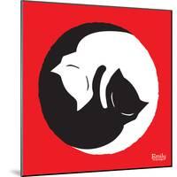 Yin Yang Kitties-Emily the Strange-Mounted Poster