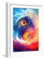 Yin Yang Redux-null-Framed Art Print