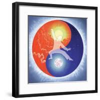 Yin Yang-Simon Cook-Framed Giclee Print