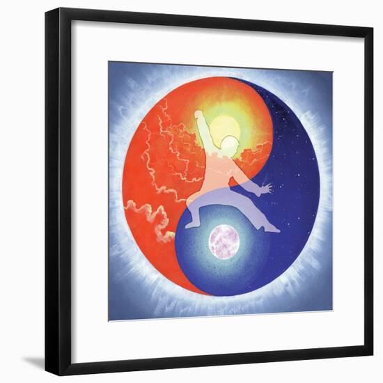 Yin Yang-Simon Cook-Framed Giclee Print