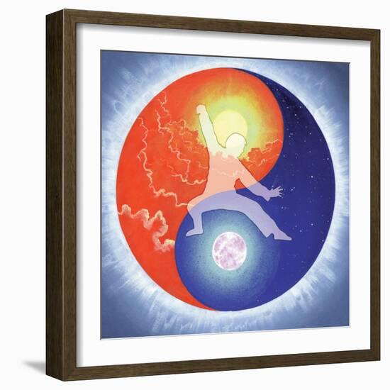 Yin Yang-Simon Cook-Framed Giclee Print