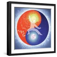 Yin Yang-Simon Cook-Framed Giclee Print