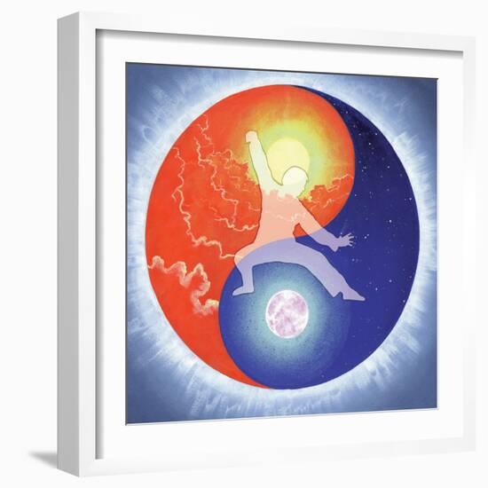 Yin Yang-Simon Cook-Framed Giclee Print