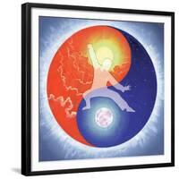 Yin Yang-Simon Cook-Framed Giclee Print