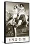 Yippee-Yi-Yo, Women on Bucking Horse-null-Framed Stretched Canvas