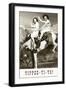 Yippee-Yi-Yo, Women on Bucking Horse-null-Framed Art Print
