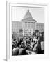 Yippie Led Anti-Election Protestors Outside City Hall-Ralph Crane-Framed Photographic Print