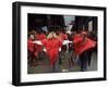 Yippie Protesters Gather Outside Courthouse with Riot Conspiracy Trial of Chicago Eight is Underway-Lee Balterman-Framed Photographic Print