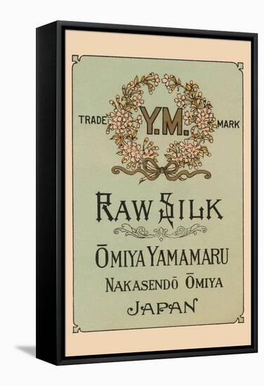 Ym Raw Silk Omiya Yamamaru-null-Framed Stretched Canvas