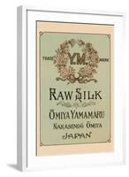 Ym Raw Silk Omiya Yamamaru-null-Framed Art Print