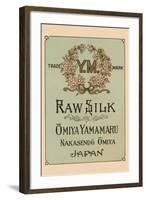 Ym Raw Silk Omiya Yamamaru-null-Framed Art Print