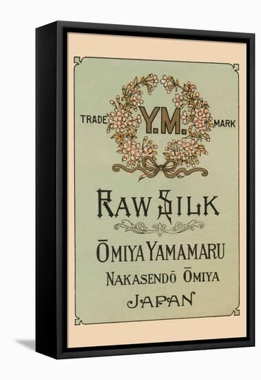 Ym Raw Silk Omiya Yamamaru-null-Framed Stretched Canvas