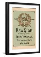 Ym Raw Silk Omiya Yamamaru-null-Framed Art Print