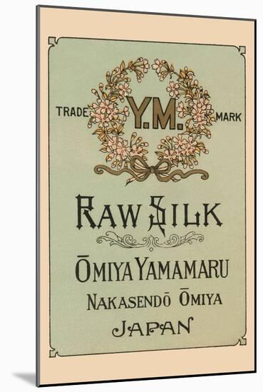 Ym Raw Silk Omiya Yamamaru-null-Mounted Art Print